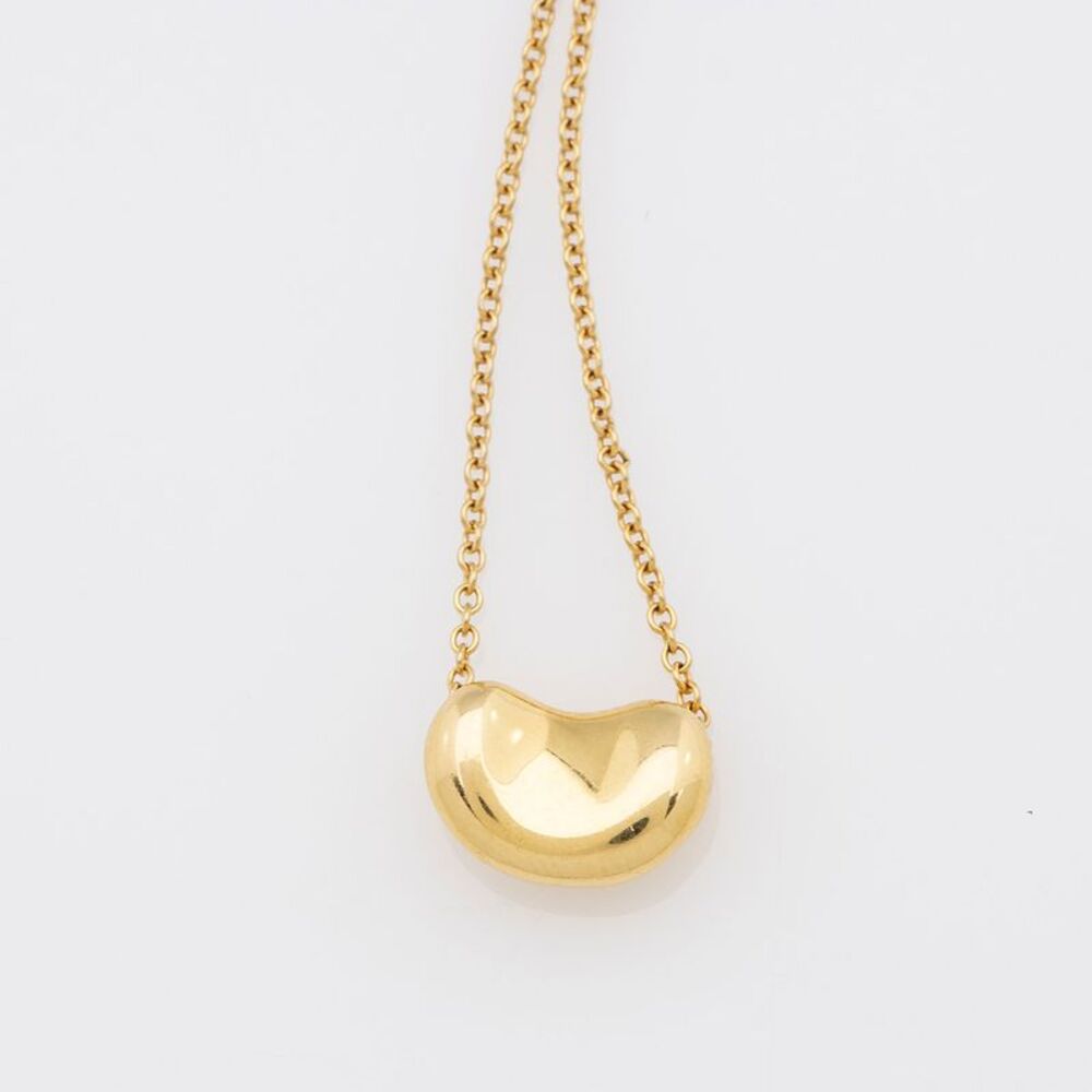 Tiffany & Co. Elsa Peretti 18k Gold Bean 9mm Necklace - Picture 6 of 6